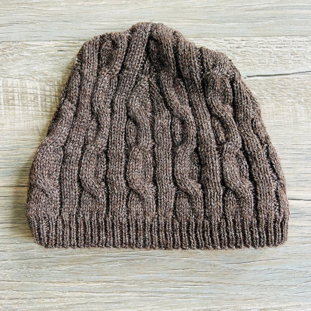 Mother Nature's Beanie Bold Cable Alpaca Beanie - Picture 4 of 8